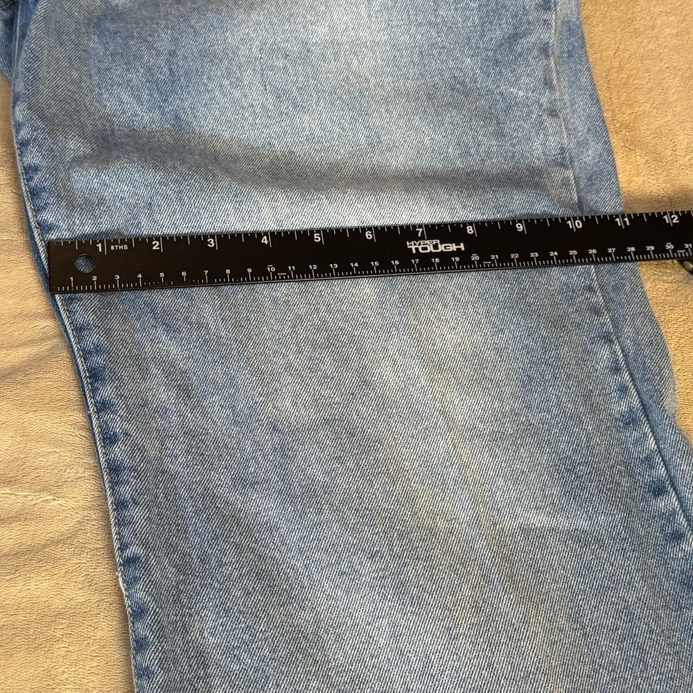 Ed Hardy Y2K Tattoo Dragon PaintedTiger Koi Fish Oversized Wide Leg Jeans  32 - Picture 8 of 9